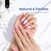 Beetles Gel Nail Kit Almond: 504Pcs Beetles Gel Nail Kit Easy Nail Extension Set Etch X Nail Tips Short Medium Almond Half Matte Nail Tips 5 in 1 Nail Glue Uv Led Nail Lamp DIY
