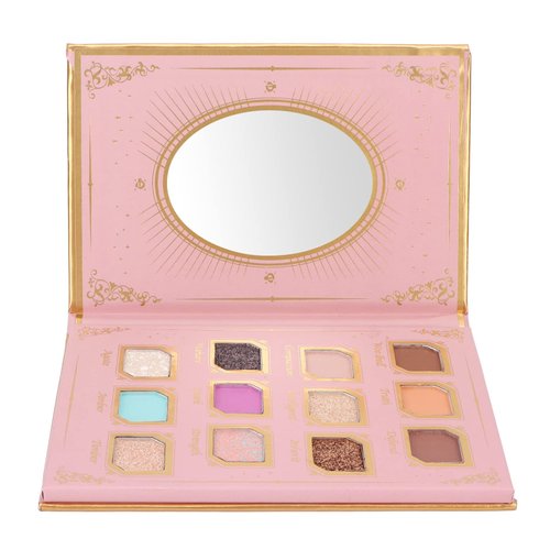 12 Colors Eyeshadow Palette with Mirror, High Pigmented Long Lasting Eyeshadow, Matte Metallic Glitter Eye Shadow Pallet for Women Girls