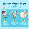 Mumaloo Craft Box for Kids - 10 Creative Arts and Crafts for Kids Ages 4-8, No Mess Educational Preschool Art Projects, Toddler Crafts Kit Supplies Christmas Gift for 3 4 5 6 7 8 Year Old Girls & Boys