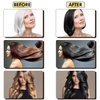 AUSGREER Black Hair Dye Shampoo 3 in 1 for Women & Men Gray Hair Coverage Hair Color Shampoo Hair Dye Shampoo 16.9Fl Oz(500ML)