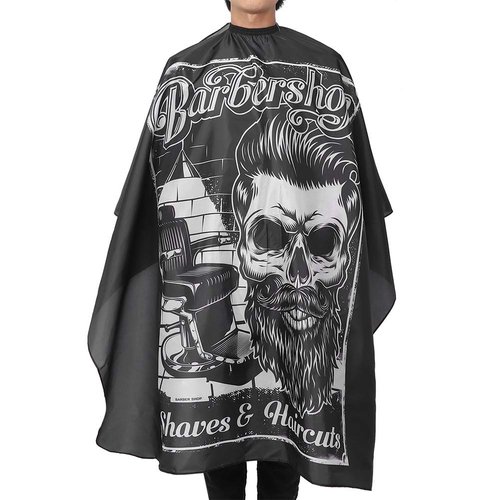 ZJchao Hair Capes，Professional Barber Cape， Adjustable Hairdressing Salon Haircut Apron for Home Barber Shop