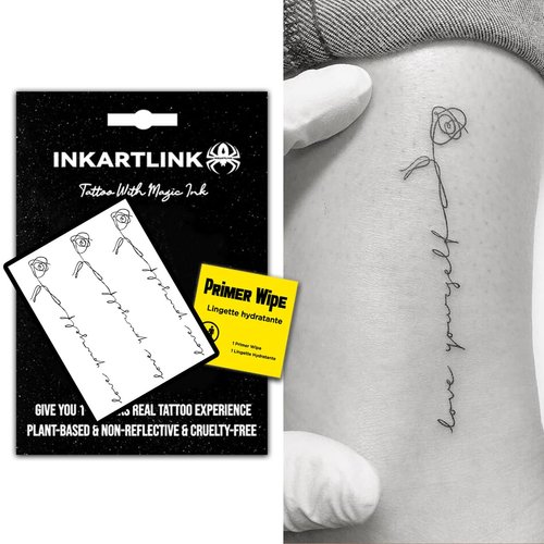 INKARTLINK Semi Permanent Tattoos, Tattoos for Women, Holiday Tattoos, Party Favors, Lasts 7-15 D...