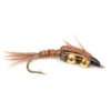 The Fly Fishing Place Trout Fly Assortment - Double Bead Nymph Collection 1 Dozen Weighted Nymph Fly Fishing Flies - Hook Sizes 8, 10, 12
