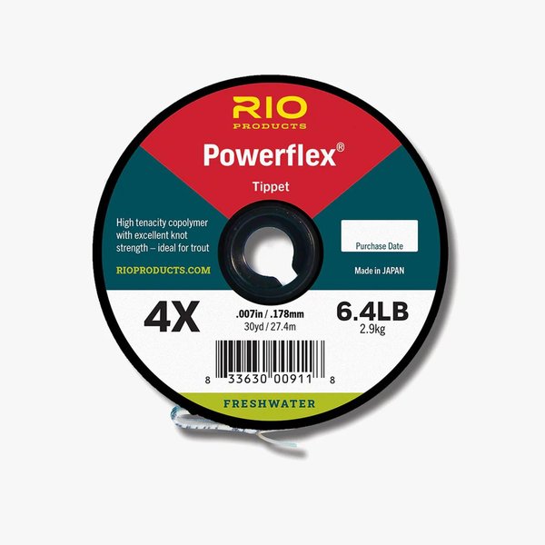 Rio Fly Fishing Tippet PowerfleX-.019 Tippet 25yd 35Lb Fishing Tackle, Clear