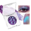 ecofavor Duochrome Glitter Multichrome Metallic Eyeshadow - High Impact Romantic Purple Blue Green Silver - Intense Color Shifting, High Pigmented, Longer-Lasting Without Creasing…