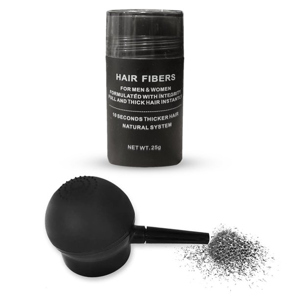 CHOISIE1 Human Hair Fibers Barber Strong Lock Hair Fibers in Place Natural Finishing Hair Building Fibers