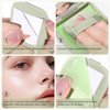 200 Sheets Oil Blotting Paper with Mirror, Puff, and Refill Pack – Face Oil Absorbing Sheets for Oil Control and Makeup Touch-Ups (200 Sheets)