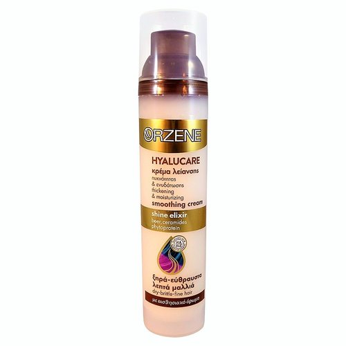 Orzene Hyalucare Smoothing Cream for Dry-Brittle-Fine Hair 3.38 Ounces