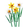 LEGO Creator Daffodils, Artificial Flower Building Kit, Build and Display This Bouquet as Decoration, Gift for Teens and Children 40747