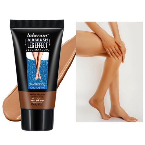 Leg Makeup Waterproof No Transfer,Full Coverage Body Concealer for Legs, Even Skin Tone, Natural Tan Finish,Instant Tanning Flawless Legs,Long Last Body Foundation(03# Bronze 1 FL OZ)