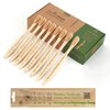 Premiumswede Bamboo Toothbrushes Soft Bristles Adult - 8 Pack Eco-Friendly Bamboo Toothbrushes Individually Wrapped - Sealed Soft Bristle Toothbrush - Biodegradable Natural Wooden Toothbrushes