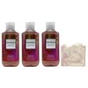 Bath & Body Works Bahamas Passionfruit & Banana Flower - 3 Pack - Shower Gel with a Himalayan Salts Springs Sample Bar Soap.