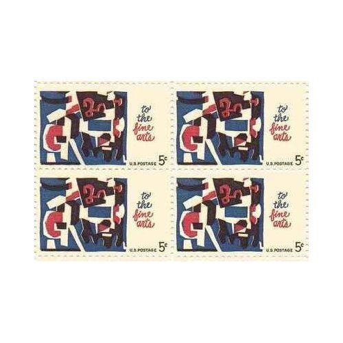 To The Fine Arts Set of 4 x 5 Cent US Postage Stamps NEW Scot 1259 by US Postal Service