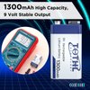 9V Rechargeable Batteries, 4-Packs USB 9 volt lithium batteries 1300mAh （11700 mWh）Long Lasting Li-ion 9 volt battery for smoke alarms, Multimeters, Microphones, walkie-Talkie,Toys,Guitar,Keyboard