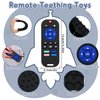AiTuiTui Sensory Montessori Baby Teething Toys, Silicone Remote Control Teether Toddler Travel Toys for 3 6 9 18 Months, Educational Learning Toys for Infant Newborn Boy Girl Birthday Gifts