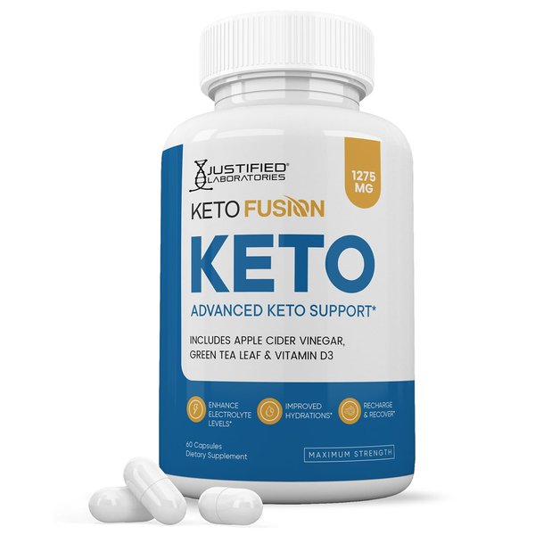 Keto Fusion Keto ACV Pills 1275MG Keto Support Blend Capsule Alternative to Keto ACV Gummies Formulated with Apple Cider Vinegar Extra Virgin Olive Oil Powder Green Tea Leaf 60 Capsules