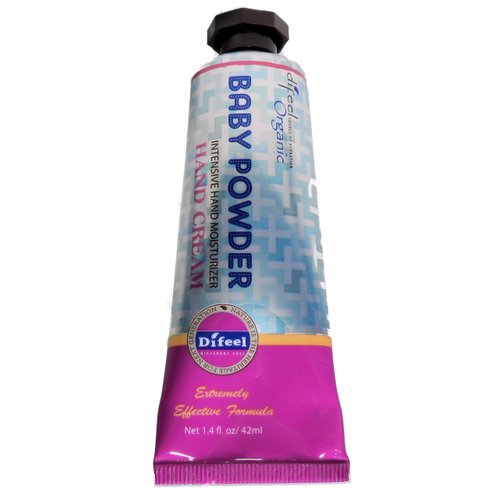 Difeel Intensive Moisturizing Hand Cream - Baby Powder 1.4 ounce (6-Pack)