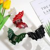 3 Pieces Halloween Bat Claw Clips, Gothic Horror Hair Clips Halloween Spooky Hairpin for Costume Cosplay Hair Barrettes Gift