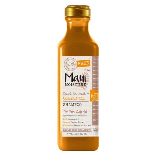 Maui Moisture Shampoo Curl Quench Plus Coconut Oil, 19.5 Ounce