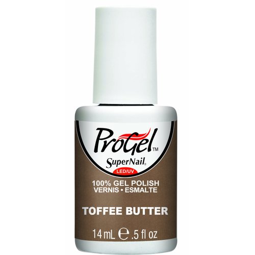 Supernail Gel Polish for Nails, Toffee Butter Shimmer, 0.5 Fluid Ounce