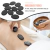 Hemoton Hot Stones for Massage,10pcs Massage Energy Stone, Hot Massage Stones Set, Volcanic Stones Essential Oil Massage Stones,Hot Rocks Massage Stones for Spa, Relaxing, Healing