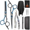 Hair Cutting Scissors Haircut Shears Kit, Fcysy Professional Scissors for Hair Barber Scissors Hair Shears Set, Hairdressing Salon Scissors Blending Shears Barber Accessories for Hairdresser Home Use