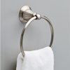 DELTA 79646-BN Windemere Towel Ring, 6.37 x 2.84 x 7.25 Inches, SpotShield Brushed Nickel