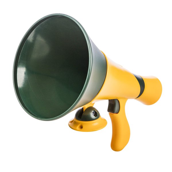 Jack and June Green Megaphone for Outdoor Playsets, Wooden Jungle Gyms, and Residential Playgrounds