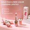 6 Pcs/Set Flower Jelly Lipstick Set Temperature Change Moisturizer Long Lasting Nutritious Balm Magic Color Change Lip Gloss