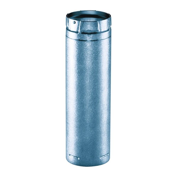 M & G DURAVENT DURAVENT 3PVL-24R 3" x 24" Pellet Vent Pipe, No Size