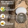 Hairgum Beard Styling Wax and Hair Pomade - Mens Classic Organic Hair Wax - Natural Hair Styling Wax with Easy Style - Firm Hold Hair Pomade for All Hair Type - High Shine Hair Wax Lasts All Day Long