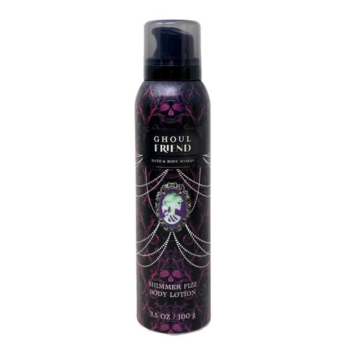 Bath & Body Works Ghoul Friend Shimmer Fizz Body Lotion with a Natural Oats Sample Soap