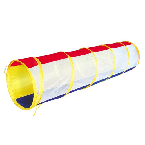 POCO DIVO 6-ft Hide-Seek Crawl Tunnel Kids Mesh Play Tent Toddler Pop-up Tube Pets Dogs Indoor Outdoor Toy