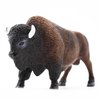 Gemini&Genius North American Bison Figurine Animal Toy, Bull Action Figure, Wildlife Play Toy for Kids, Hand Painted, Realistic and Durable Toys for Children Boys and Girls Gift