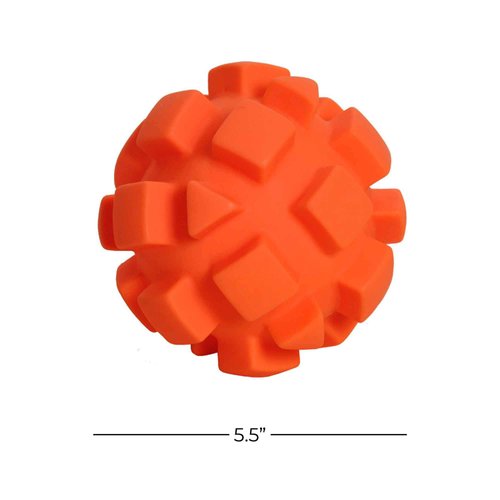 Soft-Flex Bumpy Ball Dog Toy, 5.5-inch