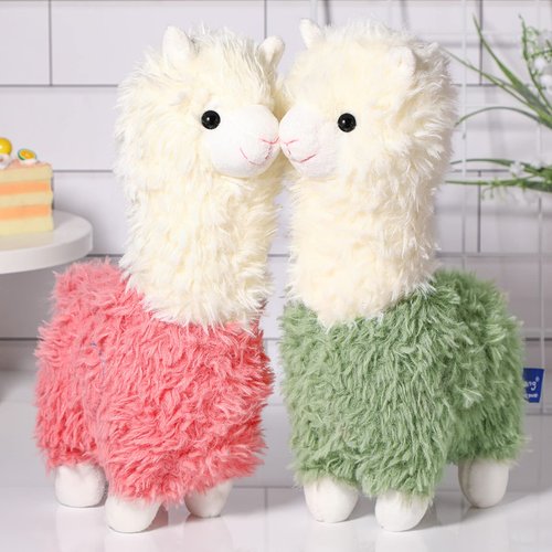 Chalyna 2 Pieces Llama Stuffed Animal 10 Inches Cute Llama Alpaca Plush Toy Gifts for Girls Boys ...
