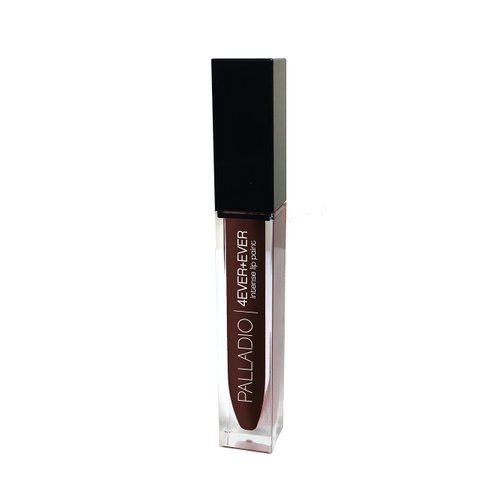 Palladio 4 Ever + Ever Intense Lip Paint, Liquid Lipstick, High Pigmented Lip Gloss, High Shine Vinyl Finish, Rich Color Coverage, Moisturizes Lips, Doe Foot Wand Applicator, Infinite