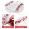 ADXCO 48 Pack Baseball Plates 9 Inch and 7 Inch Round Baseball Themed Paper Plates Baseball Dinner Plates for Baseball Birthday Party Decor Supplies
