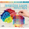 Hapinest Loom Bands Kit Potholder Weaving Loom Refill Loops, Loom Knitting Kit for Kids, Makes 8 Pot Holders 288 Loom Loops in 8 Colors, Potholder Loom Kit for Kids, Weaving Loom Kit Knitting Loom Kit