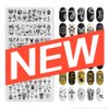 6 Pcs Nail Plates Stamping Set Rose Snake Butterfly Egyptian Cross Nail Art DIY Stamping Template