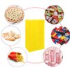 KEYYOOMY Small Paper Bags Yellow Party Favor Gift Bags for Party(24CT, 9.4x 5.1x 3.1 in)