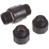 Superior Pump 99555 Universal Check Valve, Plastic, Fits all 1-1/4-Inch or 1-1/2-Inch MIP or FIP, Black (Pack of 1)