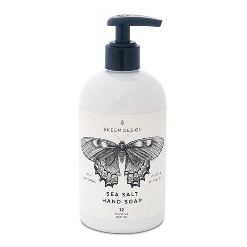 Skeem Sea Salt Hand Soap - Gentle Hand Wash that Hydrates and Cleanses Skin (12 oz / 355mL)