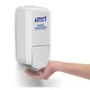 PURELL CS2 Manual Hand Sanitizer Dispenser, White, for 1000 mL PURELL CS2 Hand Sanitizer Refills (Pack of 1) - 4121-06