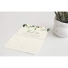 MPC Brands Blank Funeral Thank You Cards - Sympathy Bereavement Thank You Cards With Envelopes - Message Inside (50, Sage Floral)