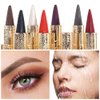 Kaely Brown Gel Eyeliner Pencil,Waterproof Smudge Proof Eye Liner Pen,Cat Eye Goth Halloween Makeup,Eye Black Face Paint Lipstick Crayon,Color Colorful Eyeliner Eyeshadow Stick,03