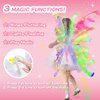 Diakud Light Up Butterfly Fairy Wings Toys for Girls 4-6, Gifts for 5 6 7 Year Old Girls Kids Age 5-7 Christmas Halloween Princess Dress Up Costume for Girls 6-8 Birthday Gift Ideas for Girl