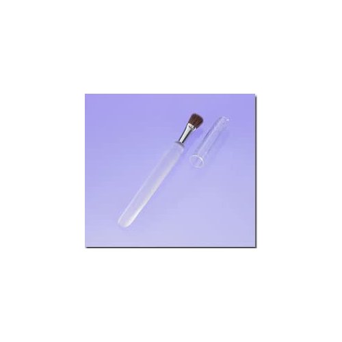 25 Frosted Lip Gloss Brush Applicators with Lid