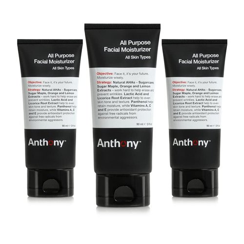 Anthony All-Purpose Facial Moisturizer – Men’s Hydrating Lotion for Dry Skin – Lightweight, Non-C...