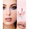 Diamond Glitter Matte Lipstick,Long Lasting Waterproof Shiny Lip Gloss,Nude Pink Metallic Sparkling High Pigment Non-Stick Cup Lip stain Tint, Full-Coverage Lip Balm Lip Makeup,Gift for Women Girl-09